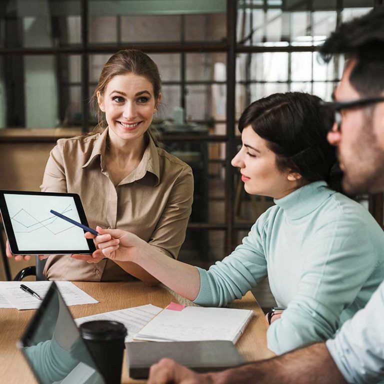 AI Voice Calling for Marketing and Promotions - Troika Tech team planning an outbound campaign
